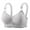 Gray, variant on Wireless Push up Bras for Women, Full Cup Seamless Bralettes, No Underwire Supportive Push up Bra