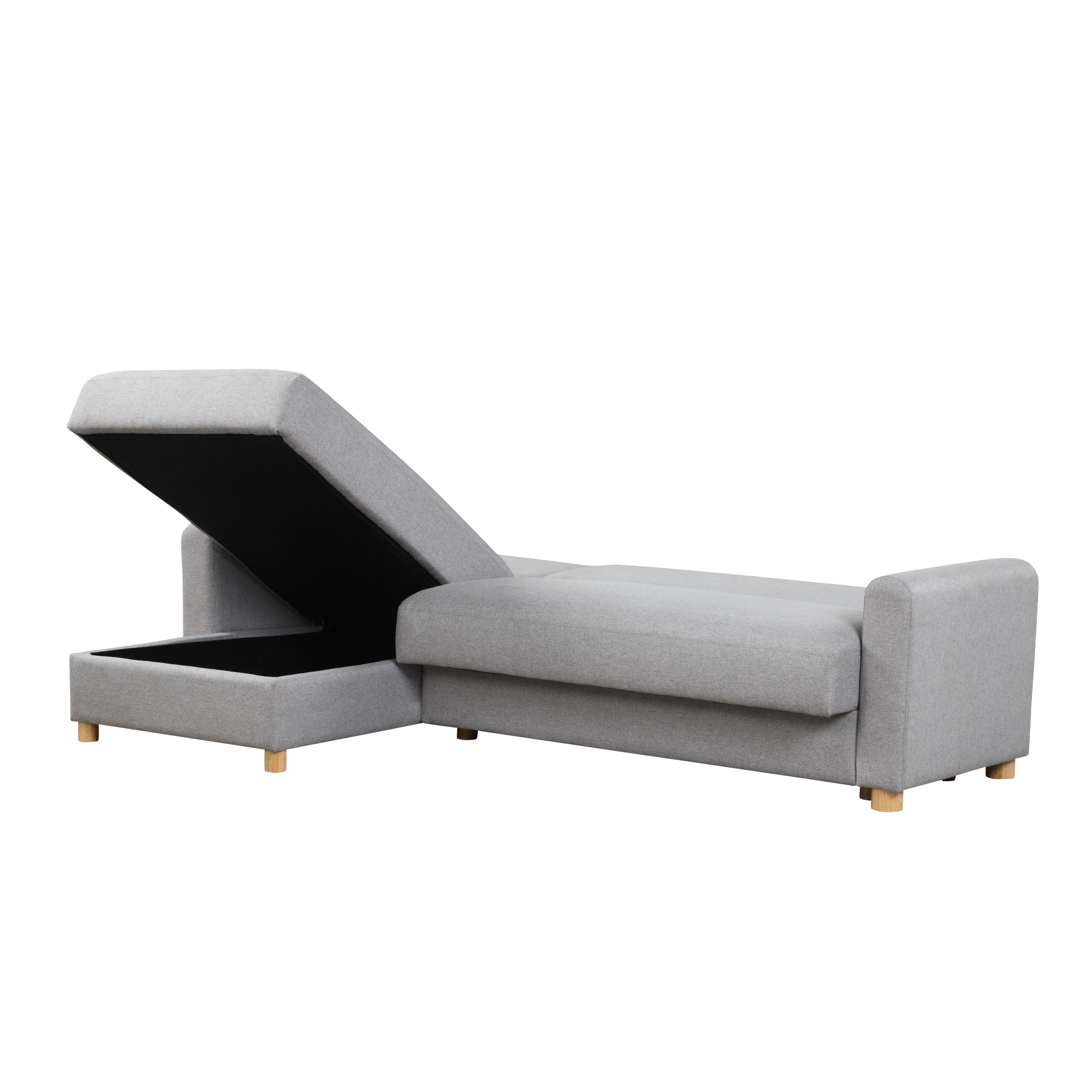 Serta Crestmont Scandanavian Sectional Sofa, Cream Fabric Box 2