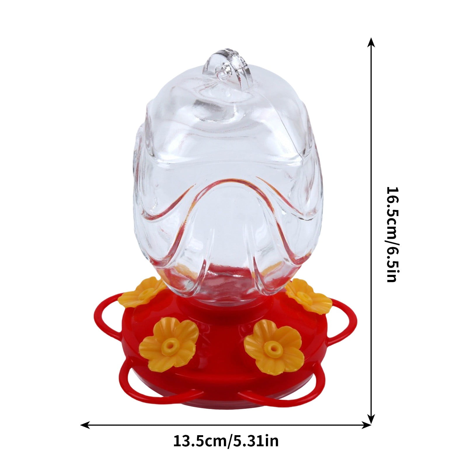 CVLNCYCLING Stained Glass Hummingbird Feeder, Hanging Water Design, for Outdoor Garden, Bird Lovers Decoration