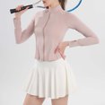 thumbnail image 5 of EDFBUYKRS Women's Long Sleeve Tunic Tops Casual Tshirts Loose Crewneck Buttons Side Pullover Sweaters Fall Comfy Split L, 5 of 6