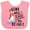 Pink and White, variant on Inktastic A Girl Who Loves Her Beagle Boys or Girls Baby Bib