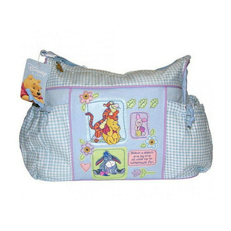 Infant Travel Accessories Disney Baby Winnie The Pooh Blue Gingham Diaper
