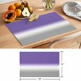 thumbnail image 6 of Purple Grey Ombre Placemats Set of 4 Gradient Color Place Mats Table Mats Kitchen Dining Home Outdoor Party Table Decoration, 6 of 9
