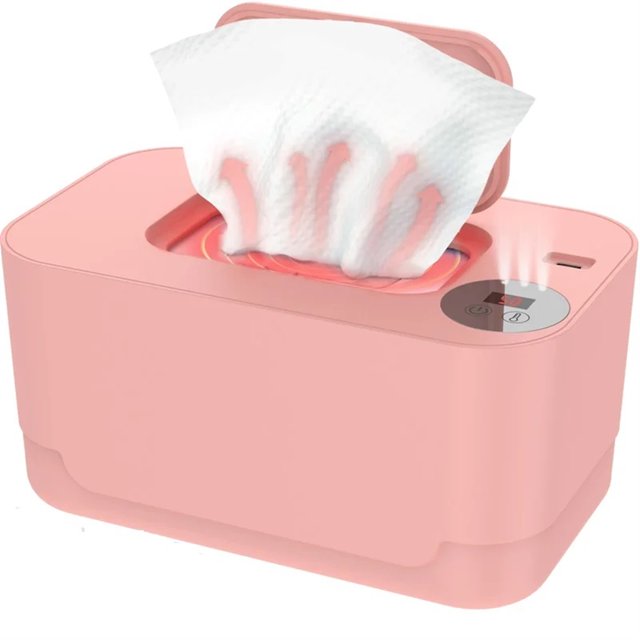 Wipe Warmer Heater Wet Towel Dispenser Portable USB Charge Wipe Warmer Napkin Heating Box Home Car Use LED Display