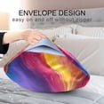 thumbnail image 7 of GZHJMY Satin Pillowcase for Hair and Skin Breathable Slip-Cool, Wrinkle-Resistant Soft and Smooth 20x30In Single Side Envelope Opening Without Zipper Circle Colorful, 7 of 7