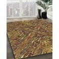 thumbnail image 2 of Ahgly Company Indoor Rectangle Patterned Blood Red Brown Area Rugs, 8' x 10', 2 of 6