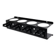 thumbnail image 3 of DOLITY Spray Bottle Rack Holder with 5 Square Hooks for Utility Room Workspace Home black 4 holes, 3 of 9