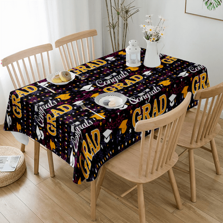 

Nurse Graduation Tablecloth Nurse Graduation Party Decorations Supplies Nurse Congrats Grad Tablecloth Nurse Table Covers for Nursing Graduation Party Supplies(#36 M-54x72 )
