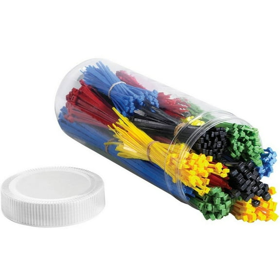 Cable Tie Kit - Assorted Colors (1000 Tie/Kit)