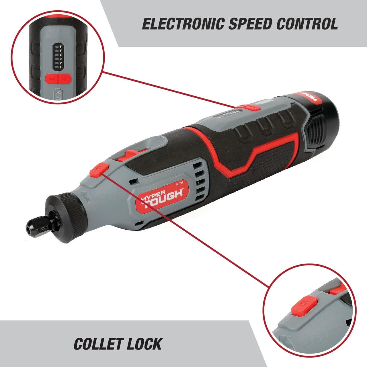 ｃ343083superSOFT1000m12=40lb Hyper Tough 12V Max Cordless Rotary Tool with 40-Piece