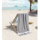 thumbnail image 2 of Toalla de playa LANE LINEN Alloy, paquete de 4 unidades, 100% lino, 100 x 180 cm, 2 of 6