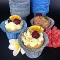 thumbnail image 4 of Non-stick Disposable Cupcake Liners - 30Pcs Oil-proof Paper Anti-fade Muffin Baking Cups for Home, 4 of 8