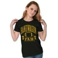 thumbnail image 4 of Bandwagon Fan Football Sports Fanatic Womens Fitted Plus Size Graphic Tee Brisco Brands 3X, 4 of 5