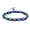 Blue Rope, variant on Beaded Temperature Sensitive Color Changing Bead Woven Bracelet