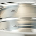 thumbnail image 3 of Tramontina 10-Piece Stainless Steel Mixing Bowl Set with Lid, High Wall with Blue Silicone Sides, Dishwasher Safe, 3 of 8