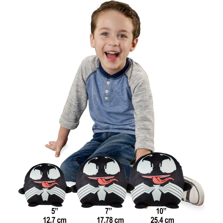 Marvel Cuutopia 7-in Plushie Venom, Soft Collectible Superhero