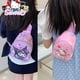 thumbnail image 2 of Sanrio figura de Anime Cinnamoroll Kuromi mochila para niños Hello Kitty bolsa de pecho de gran capacidad bolsa de mensajero informal para niños y niñas, 2 of 4