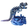 thumbnail image 3 of Esqueleto Impreso en 3D Tiranosaurio Rex Juguete Articulaciones Móviles Modelo Dragón (oro), 3 of 8