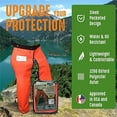 thumbnail image 4 of FORESTER Chainsaw Chaps for Men - Adjustable Belt - Chain Saw Chaps for Men, Apron Style W/Pocket, Chainsaw Safety Equipment, Chainsaw Safety Gear, Chainsaw Safety Chaps for Weed Eater, 4 of 6