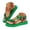 Green, variant on Women's Sport Hiking Sandals with Arch Support Yoga Mat Quick Drying Athletic Casual Walking Water Shoes with Hook And Loop Straps Black,8