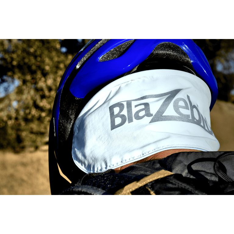 Blazeblok Soft Velcro Bicycle Helmet Back Neck Protector |Adjustable Sun  Protection Neck Shield – Unisex | Doctor Recommended Neck Wrap Support -  UPF