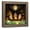Ghost Fire, variant on Halloween Shadow Box Skeleton Night Light DIY Craft Kit, 3D Wooden Frame Led Glowing Tombstone Orange Pumpkins, Spooky Gothic Tabletop Home Bedroom Decorative Festival Art Ornaments Gifts