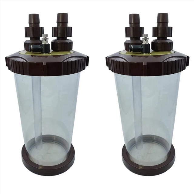 2X Atomizador de CO2 Transparente, Atomizador Externo Turbo Superdifusor, Acuario, Planta Acuática, Pecera, Paisaje Acuático