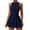 Navy Blue, variant on PULLIMORE Women's Athletic Tank Dress with Built-In Bra - Moisture-Wicking Golf/Tennis Dress(Navy)