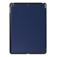 thumbnail image 2 of Funda de cuero con tapa horizontal y textura Custer para iPad 9.7 (2018) y iPad 9.7 (2017), con tres pliegues y función de suspensión/activación (negra), 2 of 5