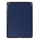 thumbnail image 2 of Funda de cuero con tapa horizontal y textura Custer para iPad 9.7 (2018) y iPad 9.7 (2017), con tres pliegues y función de suspensión/activación (negra), 2 of 5