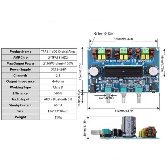 power amplifier digital power amplifier bluetooth power amplifier 2.1 channel power amplifier bluetooth 2.1 channel power amplifier