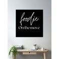 thumbnail image 2 of Foodie On The Move Poster Wall Art, Modern Wall Decor For Living Room Bedroom, 16x24 UNFRAMED, 2 of 3
