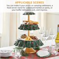 thumbnail image 4 of Snack Bowl Rack Soporte De Servicio De Aperitivos De Navidad Resina Creativa Forma De Árbol De Navidad Bandejas De Aperitivos Soporte Platos De Fruta Pastel Postre Estante Para Fiesta Cateissary HA019529-00, 4 of 7