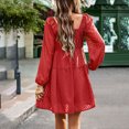 thumbnail image 5 of Robe Mi-Mollet à Manches Longues pour Femmes, Confortable et Décontractée, 5 of 5