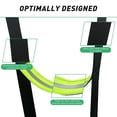thumbnail image 4 of Thickened and widened 3-step climbing aid for tree hunting steps, adjustable hook and loop design preventing falling for a wide range of climbing sticks (no, 4 of 5