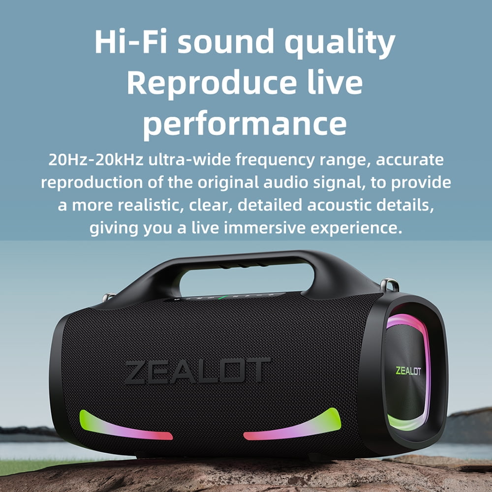 ZEALOT S79 Portable Wireless 100W Speaker with BT 5.2