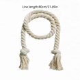 thumbnail image 3 of Cqxid Curtain Under $5 Hand Woven Pure Cotton Hanging Rope With Curtain Straps And Cotton Rope, 3 of 5