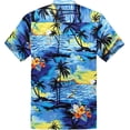 thumbnail image 2 of Mens and Big Mens Tropical Sunset Print Hawaiian Shirt, up to size 6XL, 2 of 4