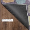 thumbnail image 6 of Addison Rugs Mayfield Premium Machine Washable Transitional Squares Purple Rectangle Rug, 10' x 14', 6 of 8