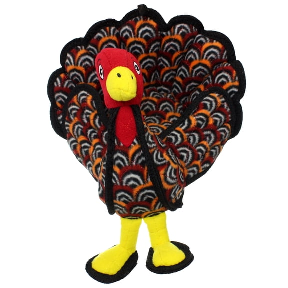 Tuffy Barnyard Turkey Durable Plush Dog Toy