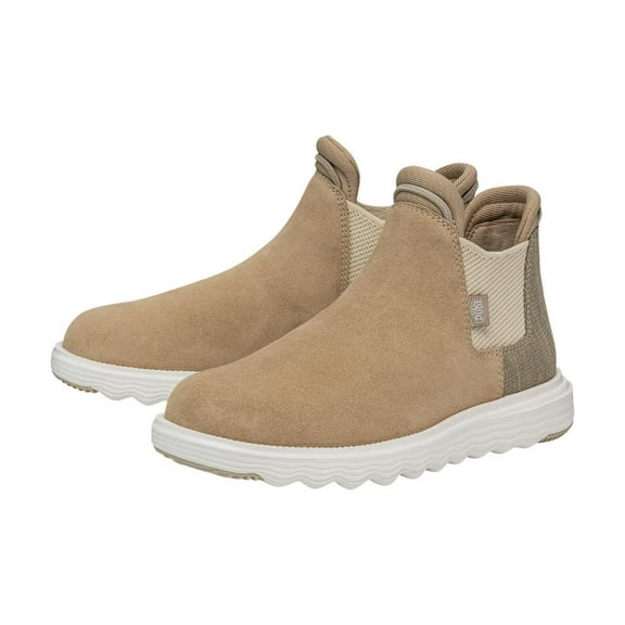 Hey Dude Branson Suede Boot (Tan) Women's Shoes 7 M