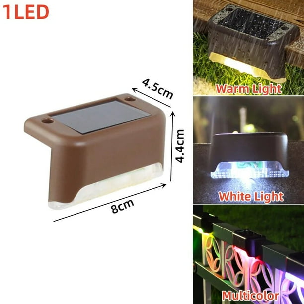 Lámpara Solar de pared con Sensor de luz inteligente, luz LED impermeable para exteriores, iluminación Solar para balcón, farolas, Patio, decoración de jardín