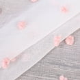 thumbnail image 5 of 2 Pcs Pompom Sheer Curtains, Grommet Top Jacquard Faux Linen Textured Voile Curtains, 5 of 9
