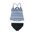 thumbnail image 1 of Tankini de 2 piezas fruncido Headsail para mujer de Nautica, blanco, 12 Nautica Tankini, 1 of 2