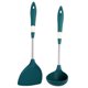 thumbnail image 1 of Juego de utensilios de cocina de acero inoxidable y silicona de 2 piezas, utensilios de cocina de silicona, a prueba de calor, 1 of 5