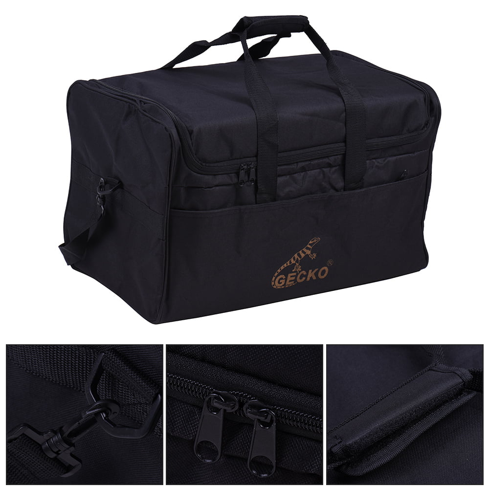 Drum Bag Portable Padding Oxford Cloth Drum Box Carry Case with Handle Shoulder Strap 
