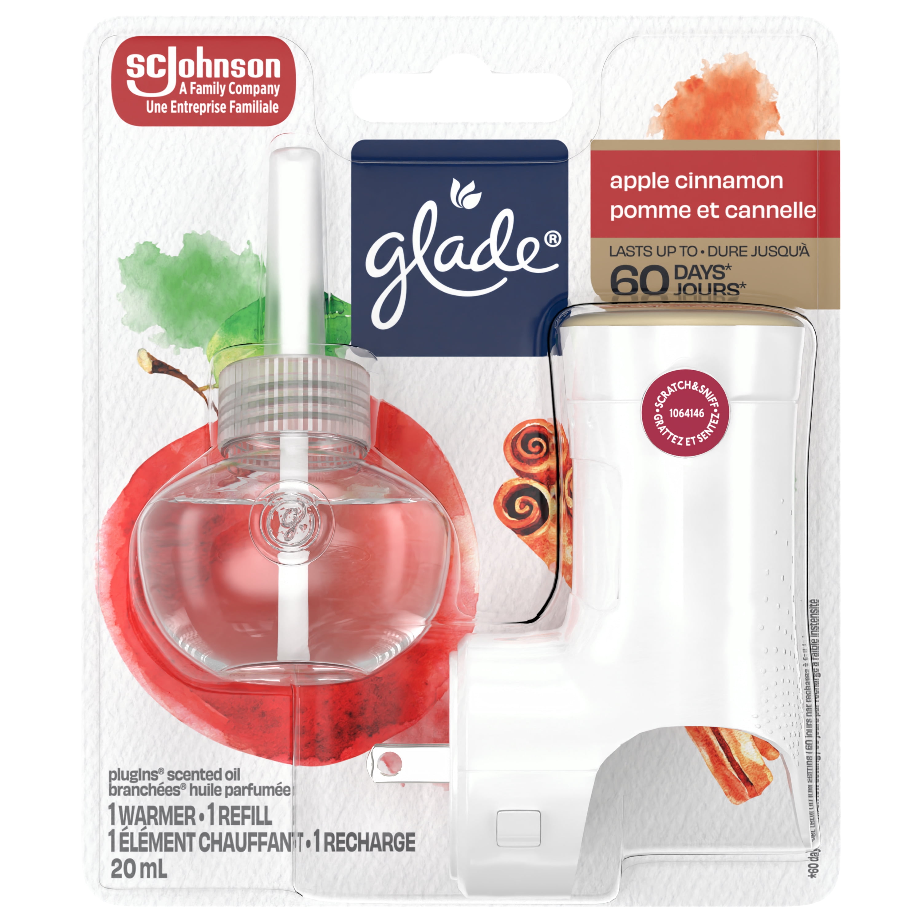 Glade Branches Huile parfume Recharge, Pomme et cannelle - Walmart.ca