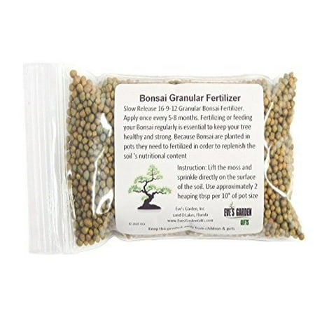 Bonsai Fertilizer Granular Slow Release Pellets Safe and Highly Effective food for Bonsai Trees and House Plants 5oz (Best Slow Release Fertilizer For Trees And Shrubs)