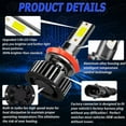 thumbnail image 4 of For Chevrolet Colorado 2015-2019 Combo LED Headlight Hi-Low Fog Light Bulbs Kit, 4 of 12