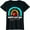 Black, variant on Happy Last Day of School Teacher Student Graduation Rainbow T-Shirt